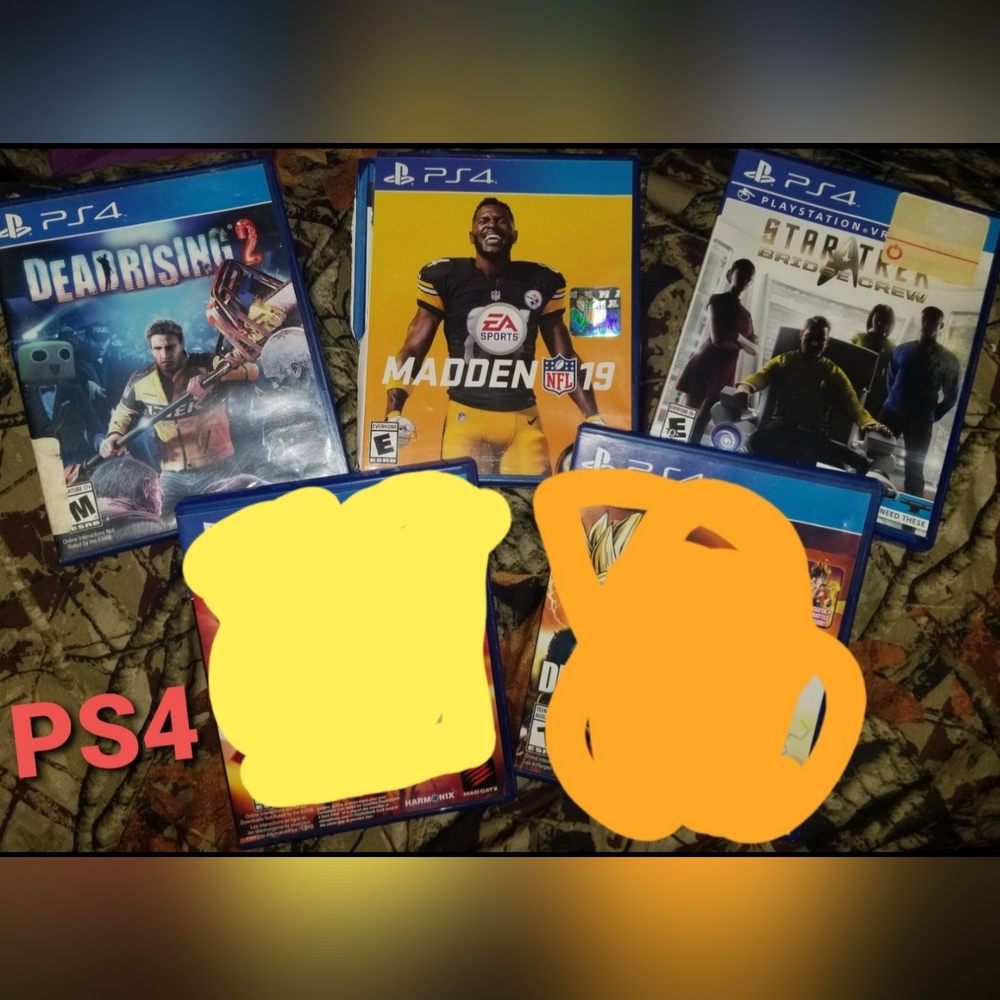 Used PlayStation 4 Video Games 3 Are Available (Price is for One)